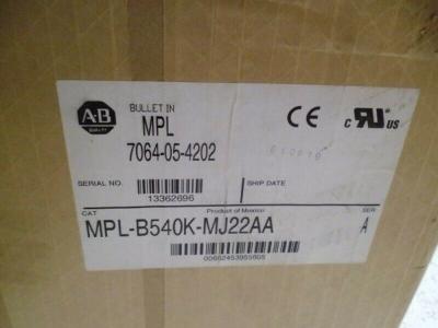 China ALLEN-BRADLEY MPL-B540K-MJ22AA MP-Series MPL 480V AC Rotary Servo Motor zu verkaufen