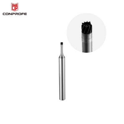 China High Precision Corner Radius End Mill Tools Silvery Grey Carbide Flutes Bull Nose for sale