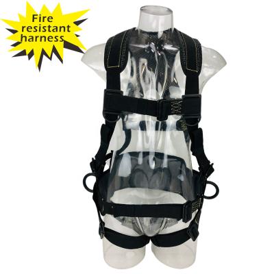 China 100% Polyester TLE Fire Resistant Full Body Safety Harness Belt For Fall Protection Work At Waist for sale