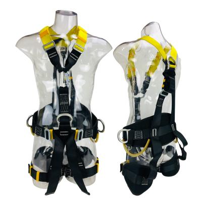 China Adjustable Full 5 D-Clip Body Safety Harness Belt D-Clip Fall Protection for Waist Working for sale