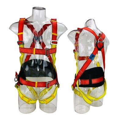 China Full Body Men's Running Harness Hanging With Seat Belt CE Certificated Full Body Safety Harness for sale