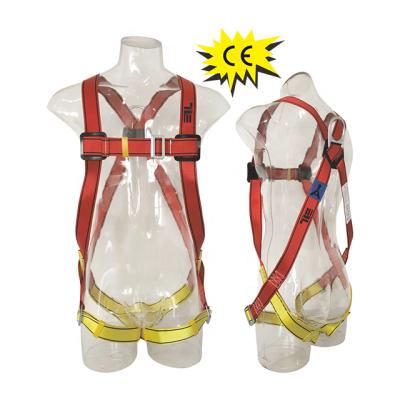 China 100% polyester CE mounting full body safety harnesses china shopping upper lineman safety rappelling harness belts for sale