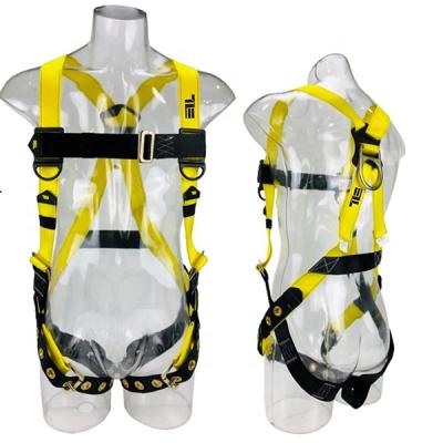 China 100% Polyester Full Body Polyester Safety Harness Fall Arrest Work Harness Safety Belt for sale