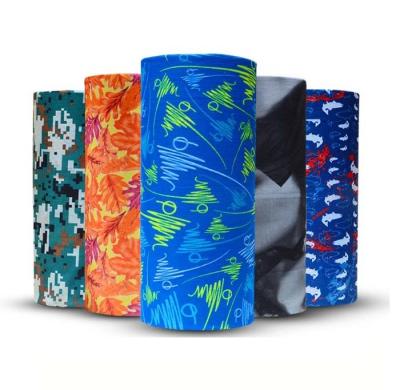 China Multifunctional Custom 100% Polyester Polishes Seamless Sublimation Printing Tube Bandana for sale