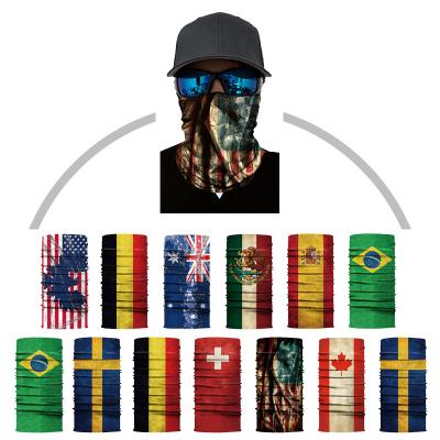 China Outdoor Activities Wicking Headbands Men's and Women's Headwear Bandana Sports Scarf Magic Wide Tube Bandana for sale