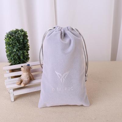 China Wholesale Custom Printed Jewelry Packaging Bag Jewelry Pouch Drawstring Pouch Fabric With Velvet Pouch for sale