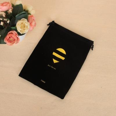 China Jewelry Packaging Bag Jewelry Pouch Factory Price Customized Small Drawstring Jewelry Gift Velvet Pouch With Logo for sale