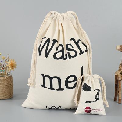 China Custom Eco-friendly Jewelry Packaging Bag Jewelry Pouch Drawstring Recycle Cotton Packaging Drawstring Pouch for sale