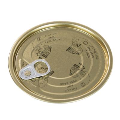 Chine Y307 83.3mm Tinplate Easy Open End/Lid/Can Lids for Sale Food Packaging à vendre