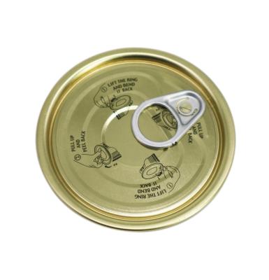 Chine Wholesale Food Grade High Quality Metal 307# Tin Easy Open Can Lids à vendre