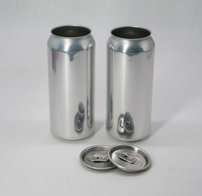 China Empty Aluminium Cans 16oz Ounce 473ml with 52mm Dia Lids zu verkaufen