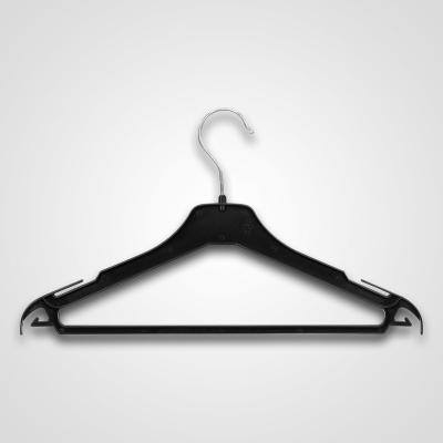 China Eco-Friendly New Design Tops Notches Space Saver Multifunctional Dress Hanger Clothing Display for sale