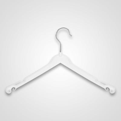 China Eco - Friendly Wholesale Wide Shoulder Hook Clothes Plastic Hangers Rack Closet For Dresses for sale