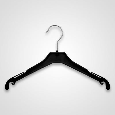 China China Wholesale White Thin Plastic Eco-friendly Clothing Hangers Space Saving Coat Hanger for sale