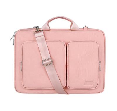 China Cute Micani Waterproof Pink Polyester Laptop Sleeve Cases Briefcase Bag Waterproof Laptop Bags For 13-15 Inch Women Office Bags Laptop for sale