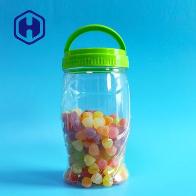 China Airtight 30oz 900ml Sealable Plastic Packing Jar With Liner Lids for sale