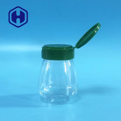 중국 작은 소금 고추 둥근 PET 빈 플라스틱 향신료 병 100ml 플립 톱 뚜?? 6 구멍 판매용