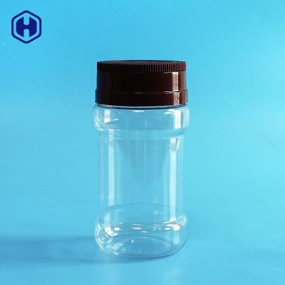 China Transparentes Plastikgewürz-Glas mit drei Art Loch-Drehspitzendeckel zu verkaufen