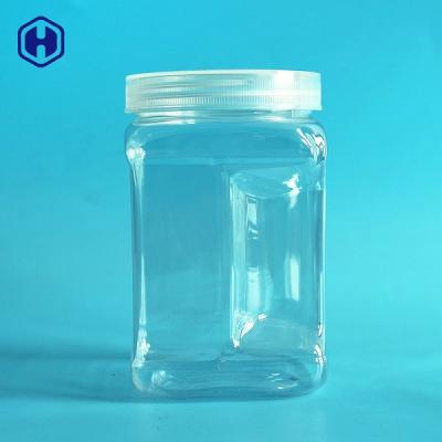 China Food Grade Plastic Storage Jars With Screw Lids Airtight Leakage Proof for sale