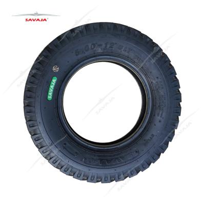 China Nylon nylon TIRE FOR TRICYCLE MOTORCYCLE TRICYCLE TIRES 5.00-12 SAVAJA 5.00X12 for sale