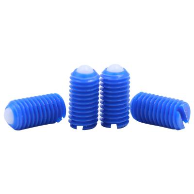 China China Manufacturer GN615 Nylon Plastic-Spring Nylon Rubber Plunger With Ball With Slot for sale