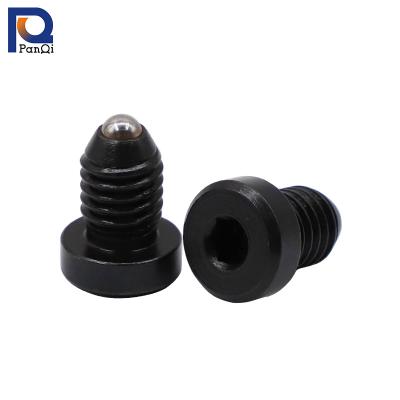 China Carbon Steel Ball Screw Carbon Steel Ball Knob Threaded Plunger for sale