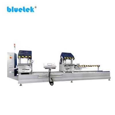 China Double Heads Automatic Aluminum Profile Miter Cutting Machine Stores 45 And 90 Degrees CNC for sale