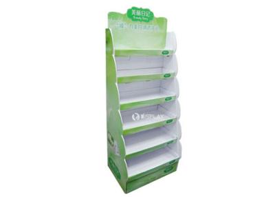 China Foldable Cardboard Floor Display Stands For Napkins Point Of Sale for sale