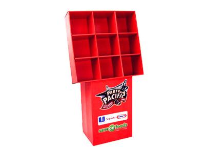 China Power Wings Cardboard Cells Carton Display Racks for Model Toy Display for sale