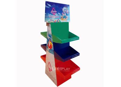 China Ecofriendly Cardboard Display Rack , Bottles Floor Standing Displays for sale