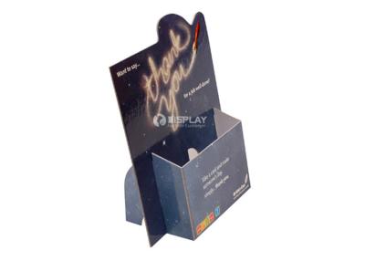 China Countertop Cardboard Brochure Holders , DL Portable Brochure Stands for sale