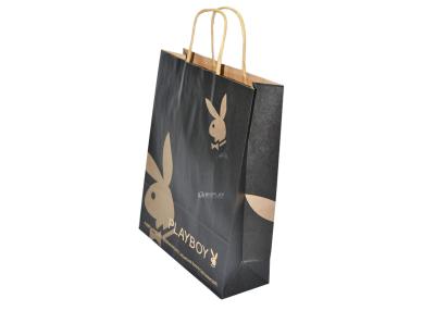 China Flat Handle Printed Paper Bags Matte Laminated For Clothes / Gifts for sale