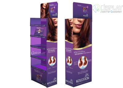 China Hair Salon / Shopping Mall Cardboard POP Displays For Natural Hair Care Products for sale