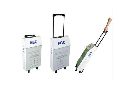 China Store Recyclable Cardboard Trolley Boxes with Flexible Retractable Handle for sale