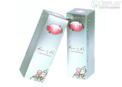 China Graceful Skin Care Retail Cardboard Boxes / Beautiful Cosmetics Packaging Boxes for sale