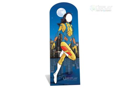 China Cartoon Recyclable Cardboard Cutout Stand Lifesize For Shop Advertising for sale