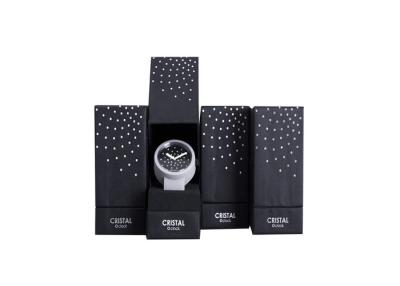 China Custom cardboard gift boxes for brand men's watches in chain store for sale