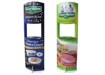 China Food Promotional Custom Cardboard Totem Display Lama Stands with a Hole for sale