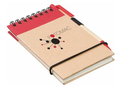 中国 Reycled のペーパー A5 Jotter の螺線形ノートのペンとの注文の写真の本の印刷 販売のため