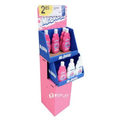 China Shop Promotion Product Cardboard Display Stands , Corrugated Cardboard Display for sale