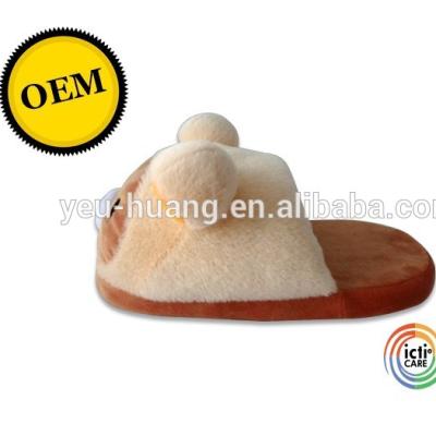 China Round Plush Indoor Animal Shaped Custom Slippers Maker Supplier Factory Manufacturer for sale