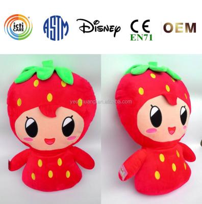 China Custom Animal Shape Strawberry Shape Pillow Cushion Pillow Supplier Factory Manufacturer for sale