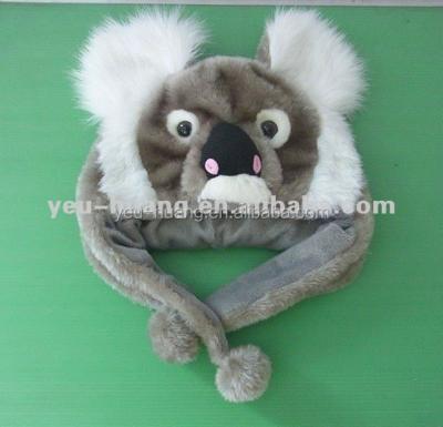 China Plush Stuffed Animal Koala Shaped Hats Plush Toy Stuffed Toy Manufacturer Supplier Factory Manufacturer for sale