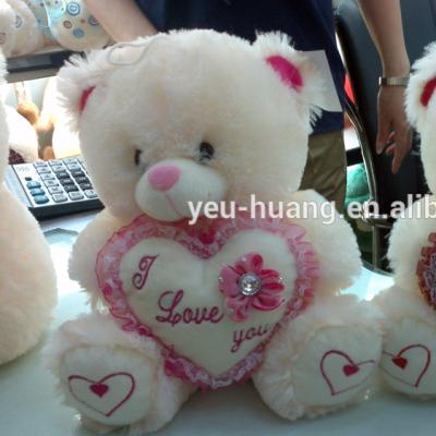 China Custom Plush Stuffed Plush Toy Sitting Bear With Heart Plush Toy Stuffed Plush Toy Manufacturer Supplier Factory Manufacturer for sale