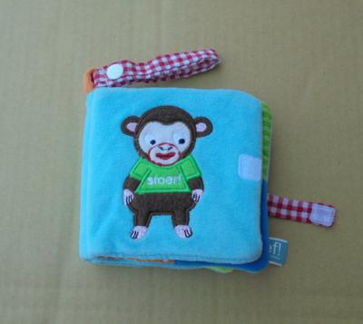 China Custom Plush Toy OEM Embroidery Kids Plush Notebook for sale