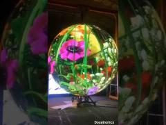 Indoor RGB Spherical LED Display Over 1000cm/d P3mm High Definition