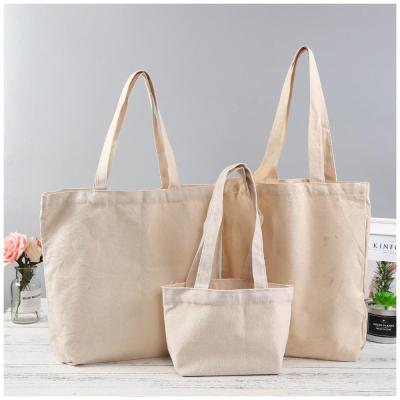 China Customized Wholesale Standard Size Eco Beach Cotton Canvas Handled Bag for sale