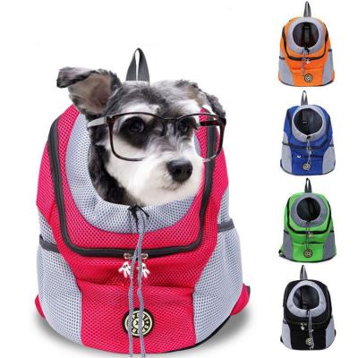 China Mesh Fabric New Style Custom Outdoor Anti-theft Breathable Pet Backpack Portable Bag for sale