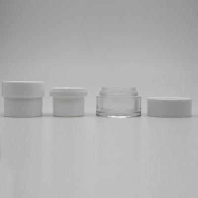 China 2021 new design BEAUTY PACKAGING round shape skin care cream refillable petg cosmetic jar 50g for sale