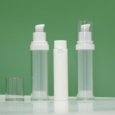 China Duannypack 15ml 30ml Cosmetic Luxury Clear Acrylic Airless Pump For Refillable Spray Refill Bottle 30ml for sale